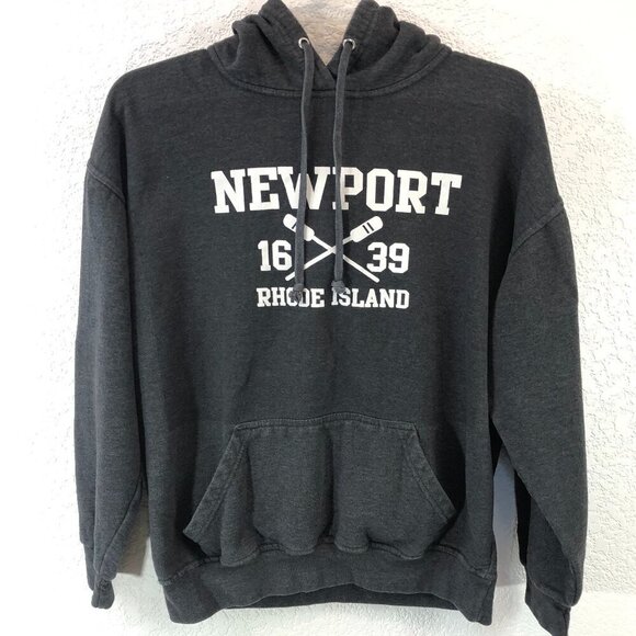 Jon Lauren Apparel Gray Rhode Island Hoodie Size XL - Picture 1 of 6